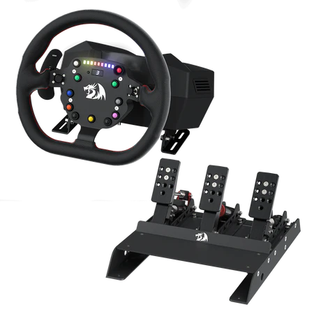 دركسون Redragon GT32 Racing Wheel and Pedals (PC)