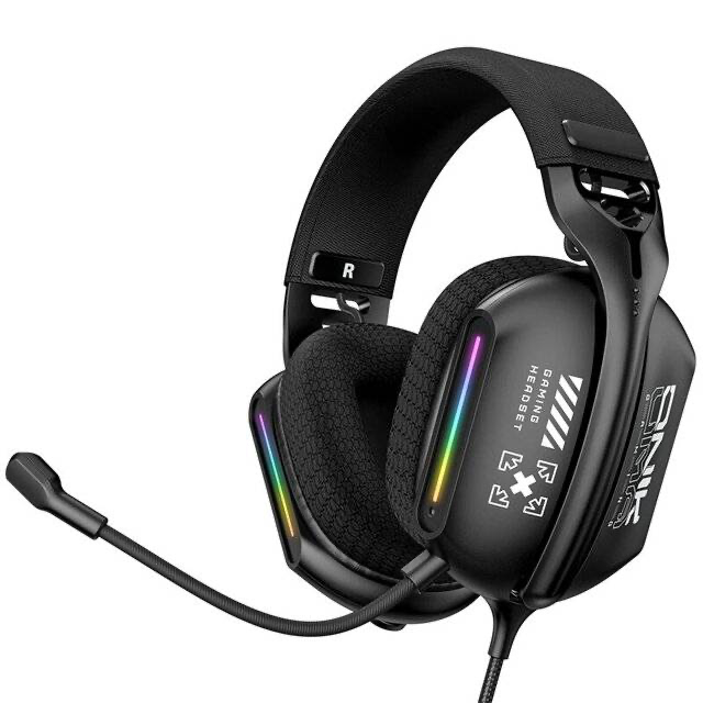 سماعة Onikuma X12 RGB [USB+3.5mm] Headphone (Black)