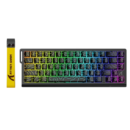 لوحة مفاتيح مغناطيسية سلكية Attack Shark X68 HE Rapid Trigger Keyboard Magnetic Switch